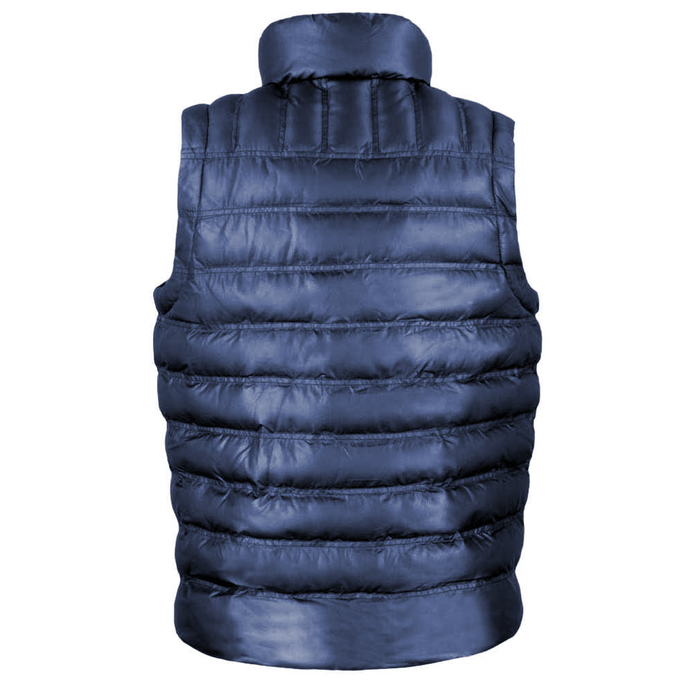Navy - Back - Result Urban Outdoor Mens Ice Bird Padded Gilet