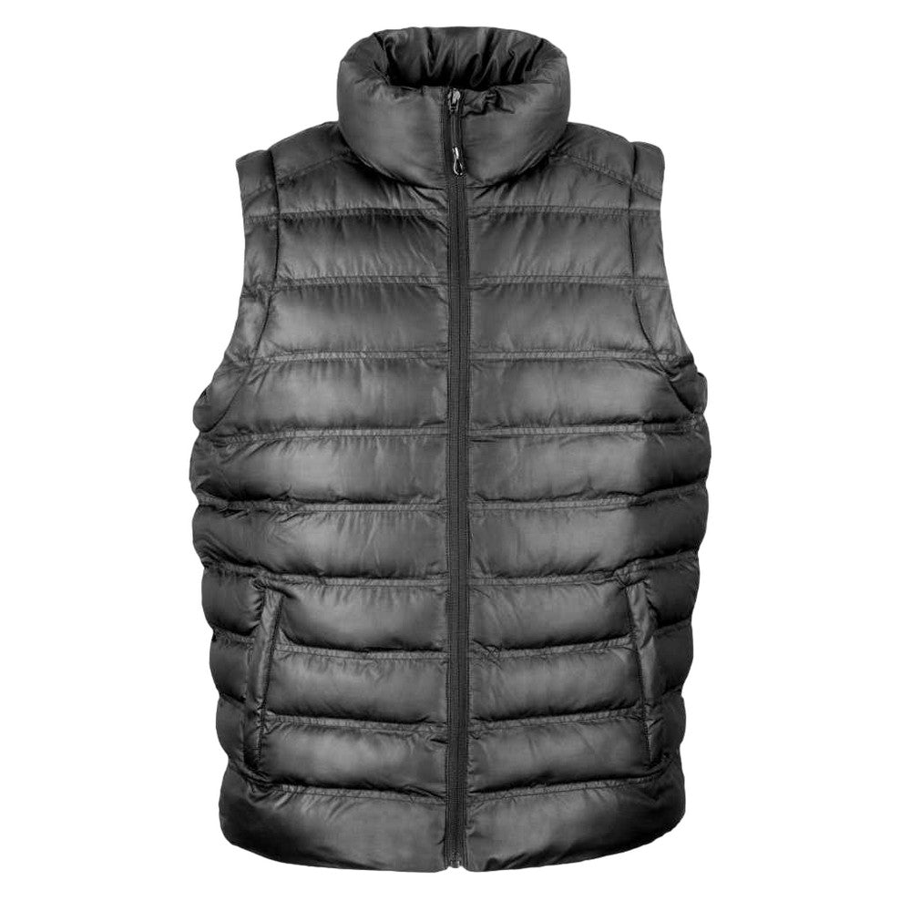 Black - Front - Result Urban Outdoor Mens Ice Bird Padded Gilet