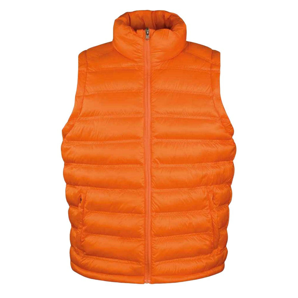 Orange - Front - Result Urban Outdoor Mens Ice Bird Padded Gilet