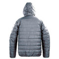 Frost Grey-Black - Back - Result Core Mens Soft Padded Jacket