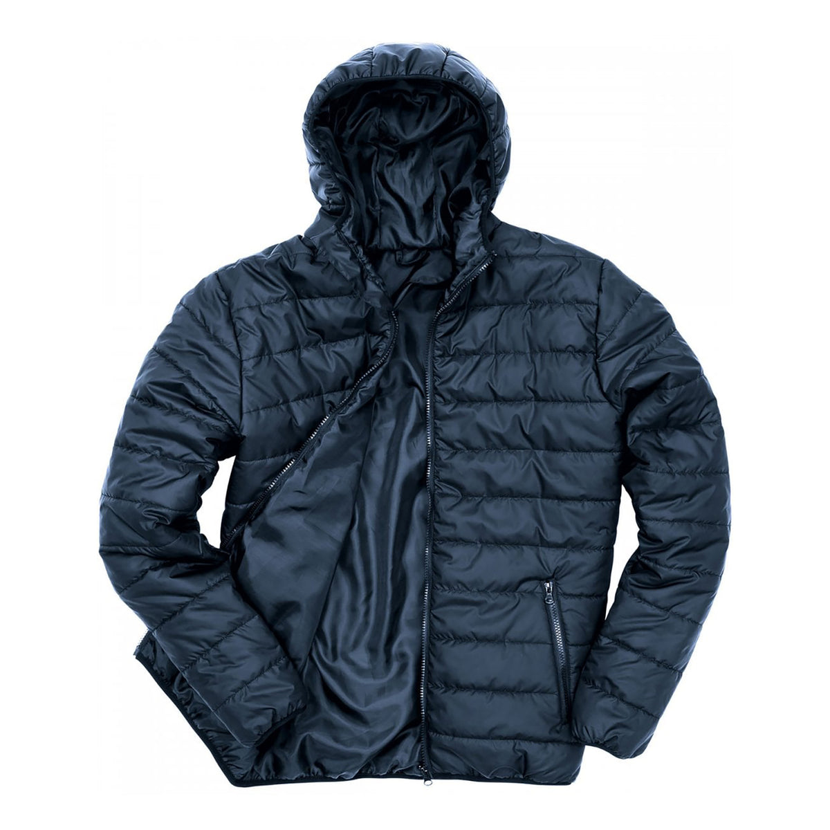 Navy - Front - Result Core Mens Soft Padded Jacket