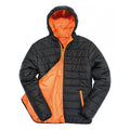 Black-Orange - Front - Result Core Mens Soft Padded Jacket