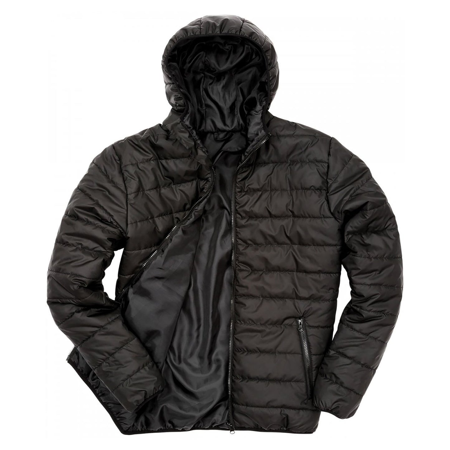 Black - Front - Result Core Mens Soft Padded Jacket