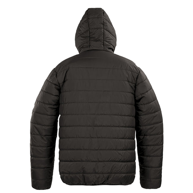 Black - Back - Result Core Mens Soft Padded Jacket