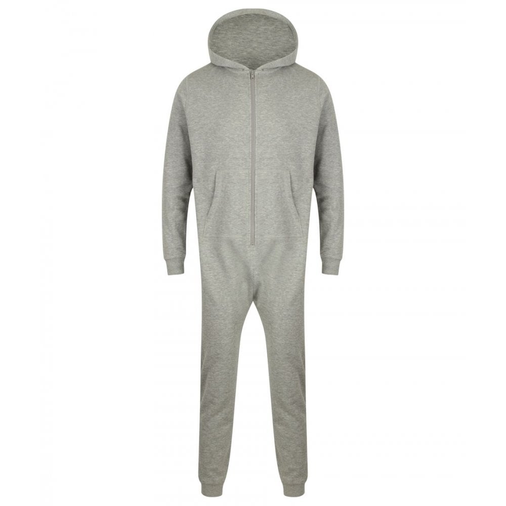 Heather Grey - Front - SF Unisex All In One Onesie