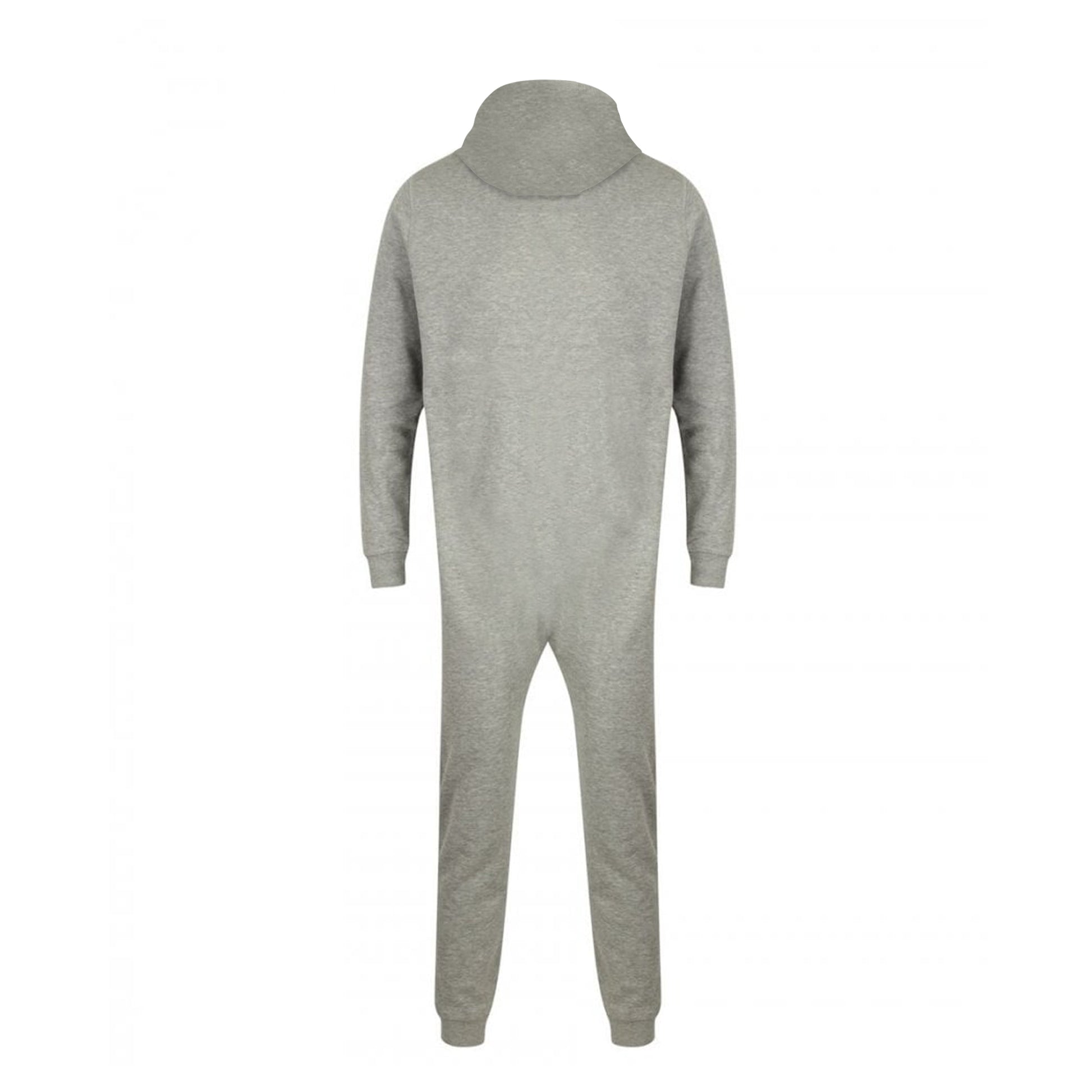 Heather Grey - Back - SF Unisex All In One Onesie