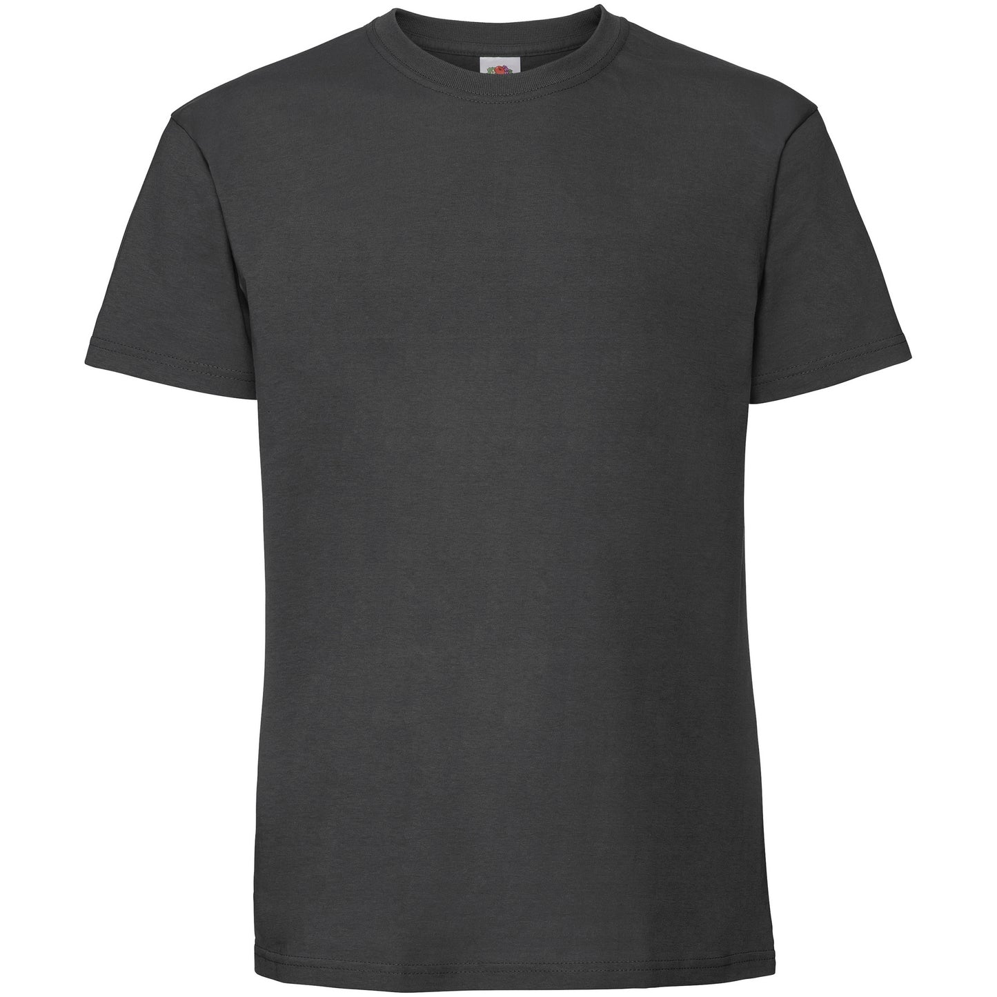 Light Graphite - Front - Fruit Of The Loom Mens Iconic 195 Ringspun Premium Tshirt