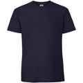 Black - Back - Fruit Of The Loom Mens Iconic 195 Ringspun Premium Tshirt