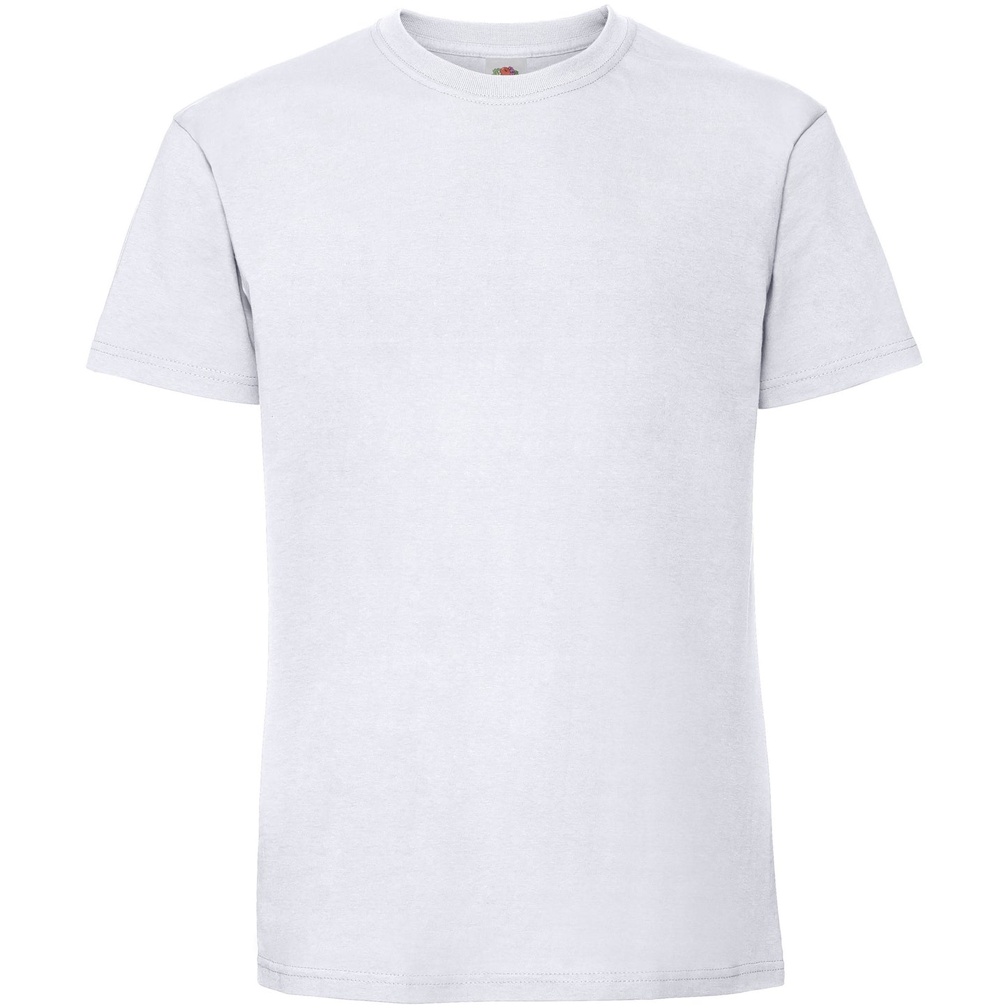 White - Front - Fruit Of The Loom Mens Iconic 195 Ringspun Premium Tshirt