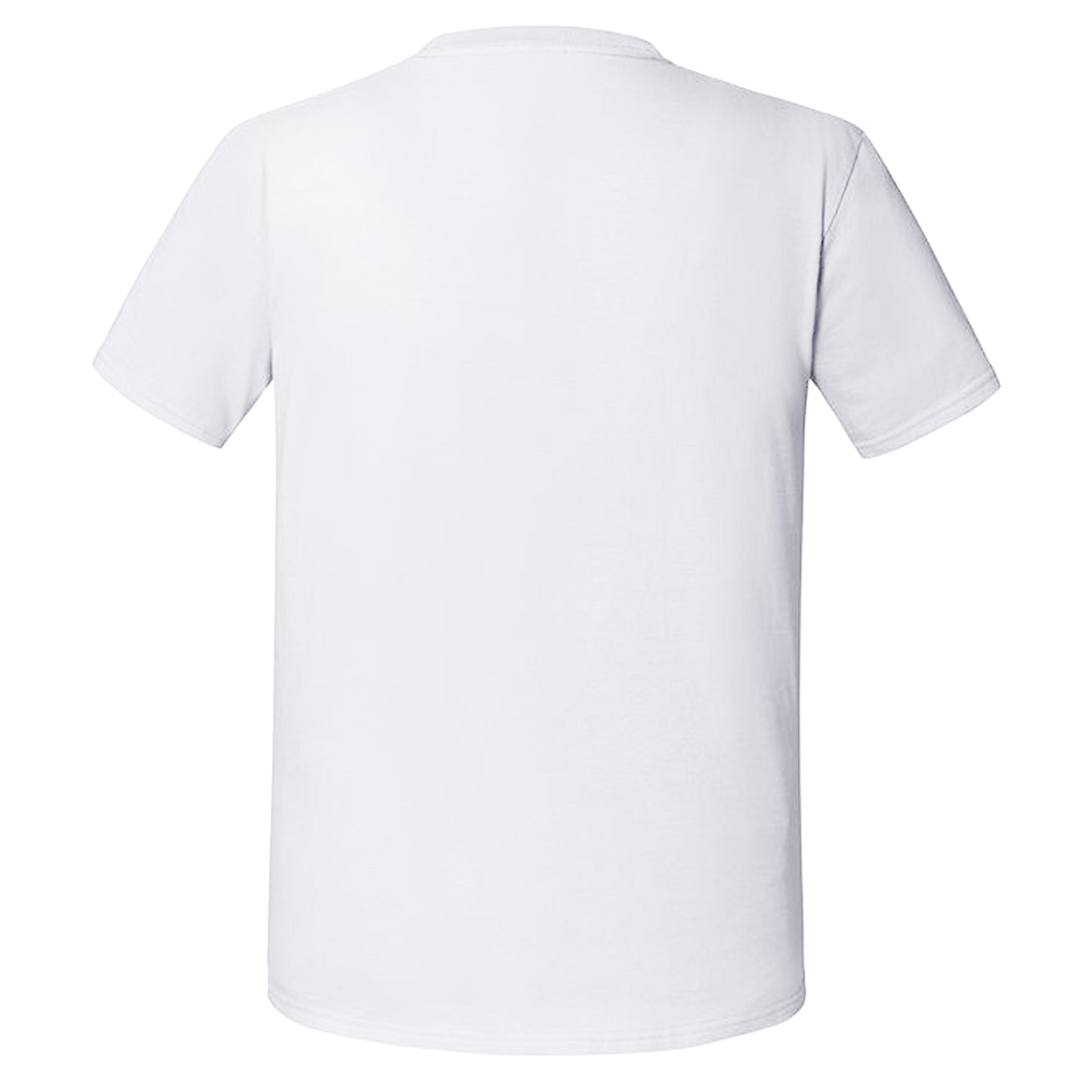 White - Back - Fruit Of The Loom Mens Iconic 195 Ringspun Premium Tshirt