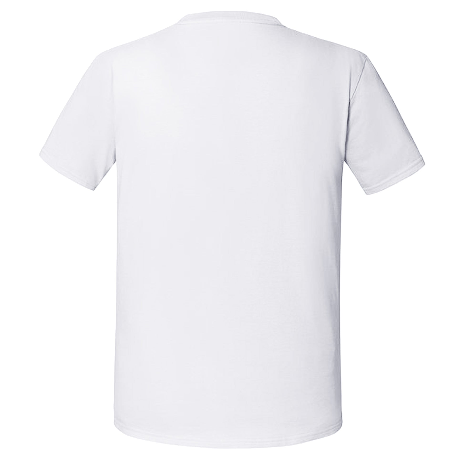 White - Back - Fruit Of The Loom Mens Iconic 195 Ringspun Premium Tshirt