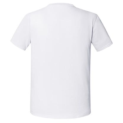 White - Back - Fruit Of The Loom Mens Iconic 195 Ringspun Premium Tshirt