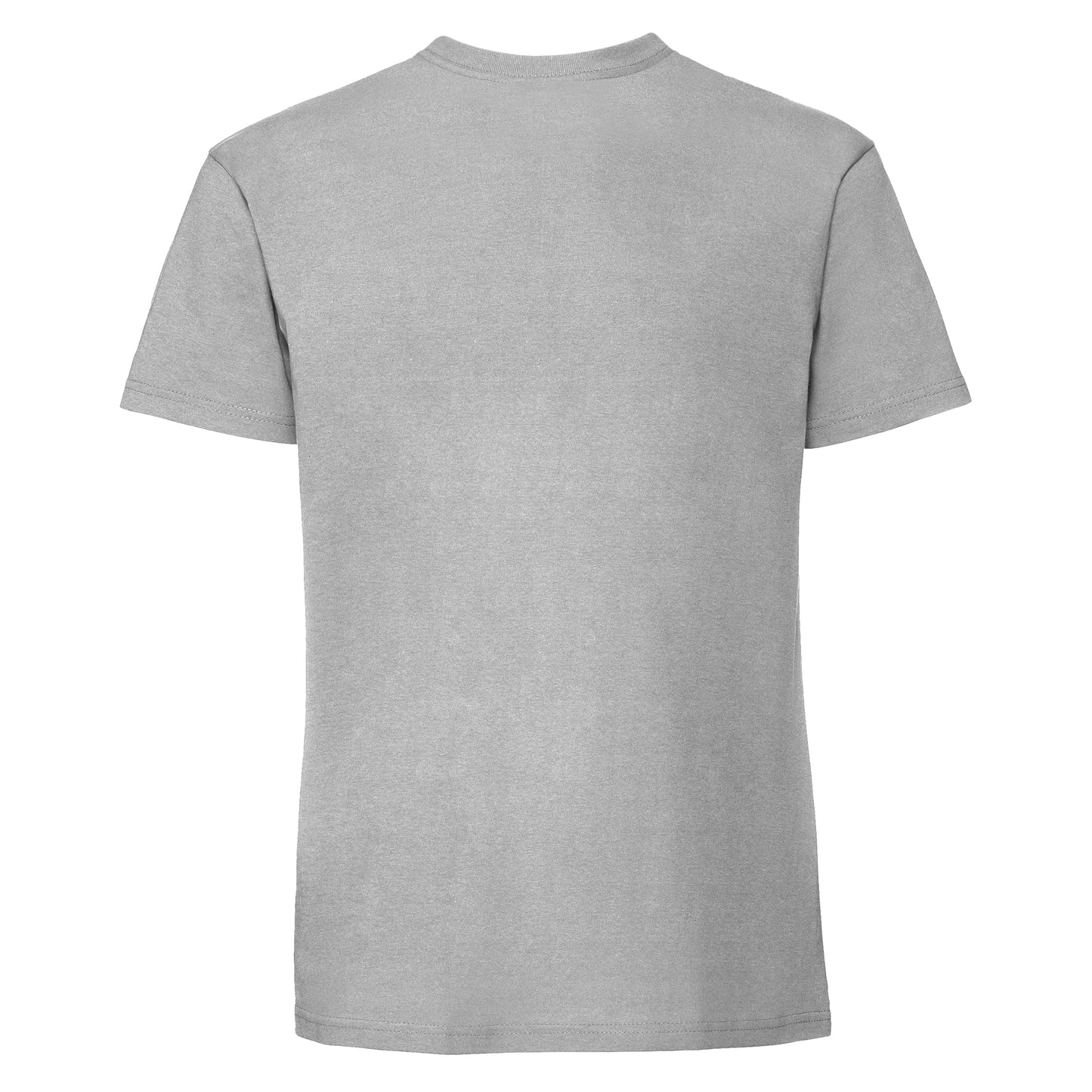 Zinc - Back - Fruit Of The Loom Mens Iconic 195 Ringspun Premium Tshirt