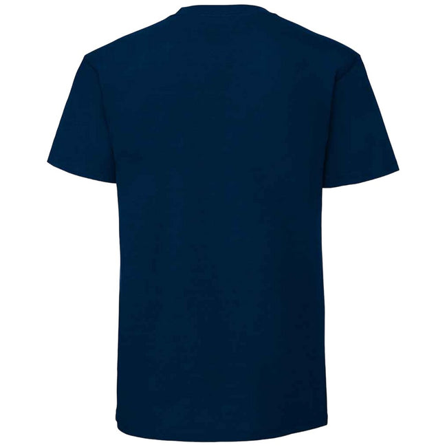 Mountain Blue - Back - Fruit Of The Loom Mens Iconic 195 Ringspun Premium Tshirt