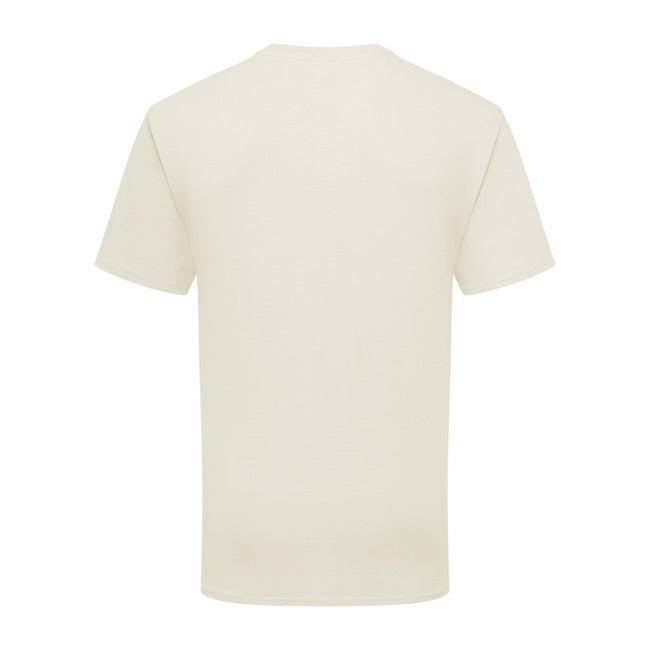 Natural - Back - Fruit Of The Loom Mens Iconic 195 Ringspun Premium Tshirt