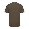 Truffle Brown - Back - Fruit Of The Loom Mens Iconic 195 Ringspun Premium Tshirt