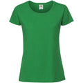 Kelly Green - Front - Fruit Of The Loom Womens-Ladies Fit Ringspun Premium Tshirt