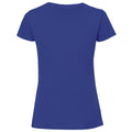 Royal Blue - Back - Fruit Of The Loom Womens-Ladies Fit Ringspun Premium Tshirt