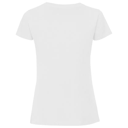 White - Back - Fruit Of The Loom Womens-Ladies Fit Ringspun Premium Tshirt