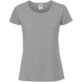 Zinc - Front - Fruit Of The Loom Womens-Ladies Fit Ringspun Premium Tshirt
