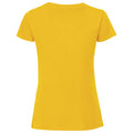 Orange - Side - Fruit Of The Loom Womens-Ladies Fit Ringspun Premium Tshirt