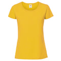 Sunflower - Front - Fruit Of The Loom Womens-Ladies Fit Ringspun Premium Tshirt