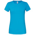 Sunflower - Back - Fruit Of The Loom Womens-Ladies Fit Ringspun Premium Tshirt