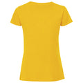 Sunflower - Back - Fruit Of The Loom Womens-Ladies Fit Ringspun Premium Tshirt