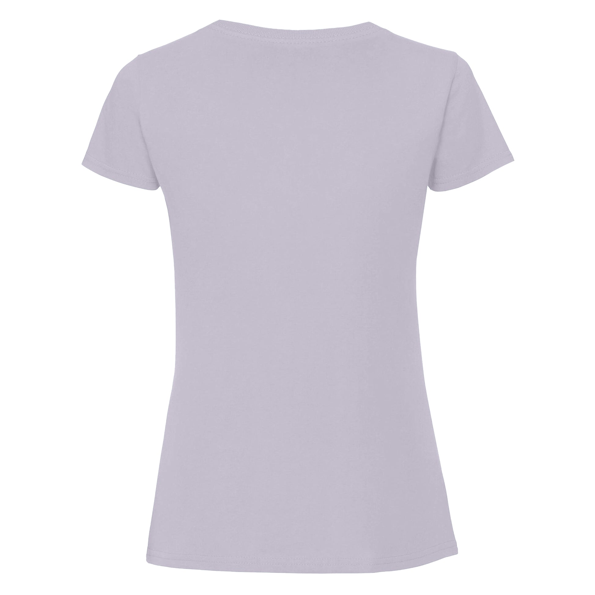 Soft Lavender - Back - Fruit Of The Loom Womens-Ladies Fit Ringspun Premium Tshirt