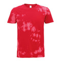 Red - Front - Colortone Unisex Bleached Out T-Shirt