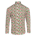 Holly White - Front - Christmas Shop Mens Printed Christmas Shirt