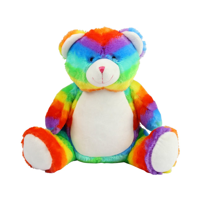 Multi - Front - Mumbles Zippie Rainbow Bear