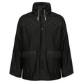 Black - Front - SplashMacs Unisex Adults Rain Jacket