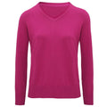 Orchid Heather - Front - Asquith And Fox Womens-Ladies V-Neck Sweater