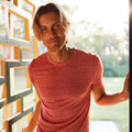 Eco Red - Back - Alternative Apparel Mens Eco Jersey Crew T-shirt