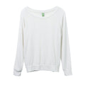 Eco Ivory - Front - Alternative Apparel Womens-Ladies Eco-Jersey Slouchy Pullover