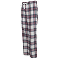 White-Pink Check - Lifestyle - Skinnifit Womens-Ladies Tartan Lounge Pants