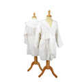 White - Front - A&R Towels Childrens-Kids Boyzz & Girlzz Hooded Bathrobe