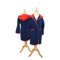 French Navy-Fire Red - Front - A&R Towels Childrens-Kids Boyzz & Girlzz Hooded Bathrobe