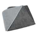 Graphite-Anthracite Grey - Front - A&R Towels Baby-Toddler Babiezz Medium Hooded Towel