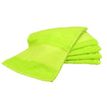 Lime Green - Front - A&R Towels Print-Me Sport Towel