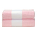 Light Pink - Front - A&R Towels Subli-Me Bath Towel