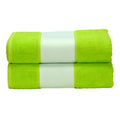 Lime Green - Front - A&R Towels Subli-Me Bath Towel