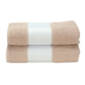 Sand - Front - A&R Towels Subli-Me Bath Towel