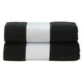 Black - Front - A&R Towels Subli-Me Bath Towel