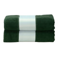 Dark Green - Front - A&R Towels Subli-Me Bath Towel