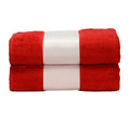 Fire Red - Front - A&R Towels Subli-Me Bath Towel