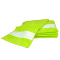 Lime Green - Front - A&R Towels Subli-Me Sport Towel
