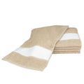 Sand - Front - A&R Towels Subli-Me Sport Towel