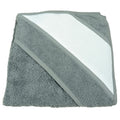 Anthracite Grey - Front - A&R Towels Baby-Toddler Babiezz Sublimation Hooded Towel